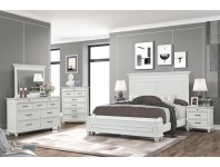 IBC8465A-Distressed White Storage (Queen 5-PC)